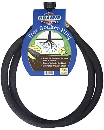 Dramm Corporation 10-17052 Color Storm Tree Soaker Ring, 5-feet,Black