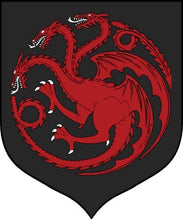 Load image into Gallery viewer, Game of Thrones House Targaryen Tournament Banner 19.25 x 60 in

