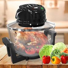 Load image into Gallery viewer, NutriChef Convection Countertop Toaster Oven - Healthy Kitchen Air Fryer Roaster Oven, Bake, Grill, Steam Broil, Roast &amp; Air-Fry , Includes Glass Bowl, Broil Rack and Toasting Rack, 120V - PKCOV45
