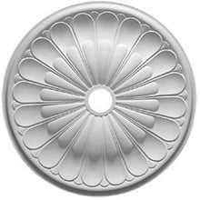 Load image into Gallery viewer, Ekena Millwork CM31GO Gorleen Ceiling Medallion, 31 5/8&quot;OD x 3 5/8&quot;ID x 1 7/8&quot;P, Factory Primed
