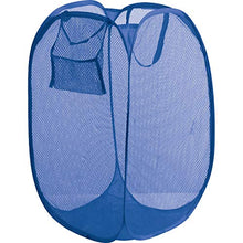 Load image into Gallery viewer, Smart Savers Blue 14 In. W. x 14 In. L. 23 In. D. Foldaway Clothes Hamper Tote Pack of 12
