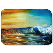 Load image into Gallery viewer, DiaNoche Designs Memory Foam Bath or Kitchen Mats by Corina Bakke - Maui Wave II, Large 36 x 24 in
