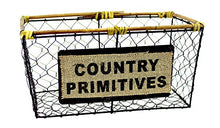Load image into Gallery viewer, Country Primitives Wire Basket 11 X 6 X 6 Inches
