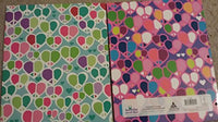 Hootin Good Time Colorful Heart Set of 2 2 Pocket Folders