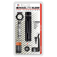Maglite XL200 LED 3-Cell AAA Flashlight Tactical Pack, Black