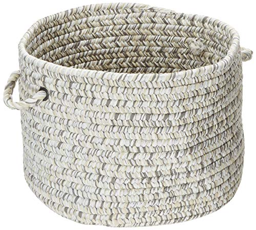 Colonial Mills Corsica Utility Basket, 14 by 10-Inch, Silver Shimmer