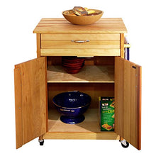 Load image into Gallery viewer, Catskill Craftsmen Butcher Block Cart with Flat Doors
