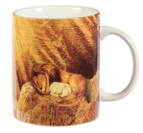 Lion Will Lie Down With The Lamb Gift Mug (12 oz)