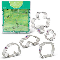 St. Patrick's Day Cookie Cutters - 5 Piece Boxed Set - 2 5/8
