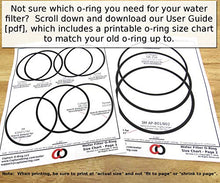 Load image into Gallery viewer, Captain O-Ring LLC - Replacement for Pentek, Pentair Water 151122 OEM Size Big Blue O-Ring Buna-N ORing (6 Pack)
