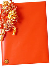 Load image into Gallery viewer, Orange Gloss Gift Wrap 24&quot; X 100&#39;
