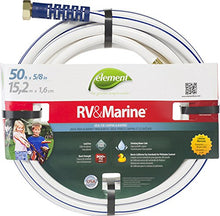 Load image into Gallery viewer, Swan Products ELMRV58050 Element RV &amp; Marine Camping and Boating Water Hose 50&#39; x 5/8&quot;, White
