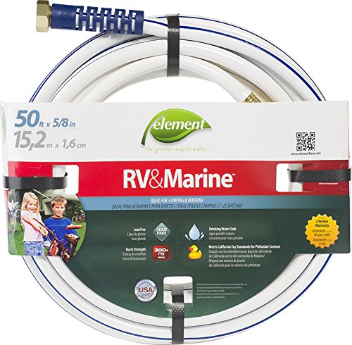 Swan Products ELMRV58050 Element RV & Marine Camping and Boating Water Hose 50' x 5/8