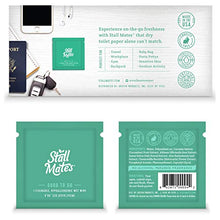 Load image into Gallery viewer, Stall Mates Wipes: Flushable, individually wrapped wipes for travel. Unscented with Vitamin-E &amp; Aloe (30 on-the-go singles)
