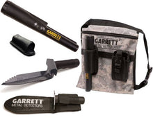 Load image into Gallery viewer, Garrett Pro-Pointer II, Edge Digger with Sheath and Camo Finds Pouch Combo
