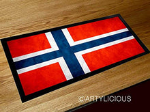 Load image into Gallery viewer, Artylicious Norway Flag bar Pub mat Runner Counter mat
