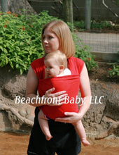 Load image into Gallery viewer, Beachfront Baby Wrap - Versatile Water &amp; Warm Weather Baby Carrier | Made in USA with Safety Tested Fabric, CPSIA &amp; ASTM Compliant | Lightweight, Quick Dry (Tropical Punch, X-Long)
