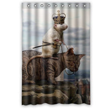 Load image into Gallery viewer, Today We Hunt Dragons- Personalize Custom Bathroom Shower Curtain Waterproof Polyester Fabric 48(w)x72(h) Rings Included
