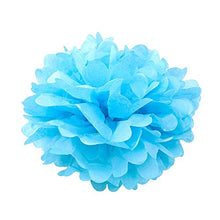 Load image into Gallery viewer, WYZworks Set of 8 (Assorted Tropical Color Pack) 8&quot; 10&quot; 12&quot; Tissue Pom Poms Flower, Halloween Party , Decorations for Weddings, Birthday, Bridal, Baby Showers Nursery, Dcor
