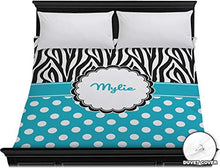 Load image into Gallery viewer, Baby Milano Dots &amp; Zebra Duvet Cover - King (Personalized)
