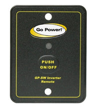 Load image into Gallery viewer, Go Power! GP-SW-REMOTE Inverter Remote for the GP-SW1500 12 &amp; 24 Volt , Black

