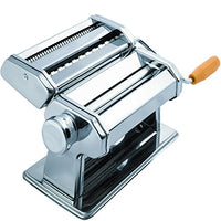 Pasta Maker Machine Hand Crank - Roller Cutter Noodle Makers Best for Homemade Noodles Spaghetti Fresh Dough Making Tools Rolling Press Kit - Stainless Steel Kitchen Accessories Manual Machines