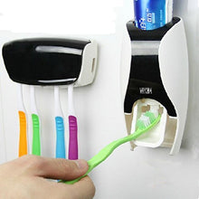 Load image into Gallery viewer, WAYCOM Dust-Proof Toothpaste Dispenser Toothpaste Squeezer Kit (Black)
