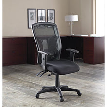 Load image into Gallery viewer, Lorell High-Back Chair Mesh Black Fabric Seat
