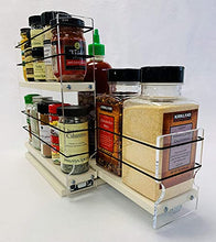 Load image into Gallery viewer, Vertical Spice - 23x2x11 DC - Spice Rack and Storage Organizer Drawer - Cabinet Mounted - Size: 5.75&quot; Width x 10.75&quot; Height x 10.6&quot; Depth - Made In USA

