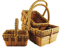 Load image into Gallery viewer, TOPOT Set of 3 Vintage Folk style Brown locker receive Basket
