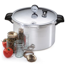 Load image into Gallery viewer, Presto 01755 16-Quart Aluminum canner Pressure Cooker, One Size, Silver
