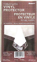 Clear Plastic Tablecloth Protector 60