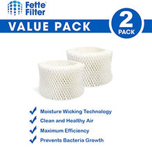 Load image into Gallery viewer, Fette Filter - Humidifier Wicking Filters Compatible with Honeywell HAC-504AW, Filter A for Models HAC-504, HAC-504AW, HCM 350 and Other Cool Mist Models (Pack of 2)
