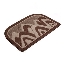 Load image into Gallery viewer, Riverbyland Microfiber Bath Rugs Brown Pattern 31 x 20
