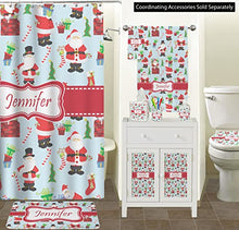 Load image into Gallery viewer, YouCustomizeIt Santa and Presents Spa/Bath Wrap w/Name or Text
