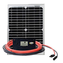 Load image into Gallery viewer, Go Power! GP-ECO-20 20-Watt Solar Kit with 10 Amp Regulator
