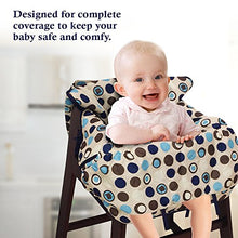 Load image into Gallery viewer, 2-in-1 Croc n Frog Shopping Cart Cover and High Chair Covers for Baby Boy or Girl - Toy Loops for Babies - Cover Folded into its Pouch - Easy to Carry - Machine Washable - Perfect Baby Shower Gifts
