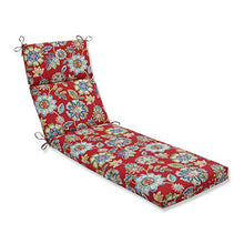 Load image into Gallery viewer, Pillow Perfect 601717 Outdoor/Indoor Daelyn Cherry Chaise Lounge Cushion, 72.5&quot; x 21&quot;, Red
