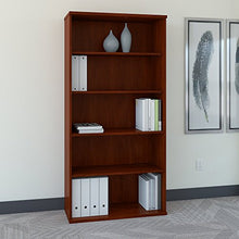 Load image into Gallery viewer, Office Realm Bush WC24414 Series C Collection 36W 5 Shelf Bookcase, Hansen Cherry
