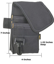 Load image into Gallery viewer, CLC Custom Leathercraft 1104 Construction Multi-Purpose Poly Tool Holder, Cell Phone Holder
