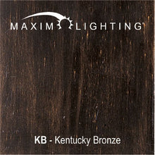 Load image into Gallery viewer, Maxim 8025WSKB Pacific 1-Light Wall Sconce, Kentucky Bronze Finish, Wilshire Glass, MB Incandescent Incandescent Bulb , 100W Max., Dry Safety Rating, Standard Dimmable, Glass Shade Material, 6900 Rate
