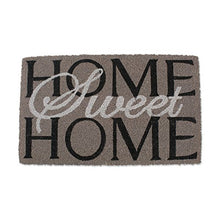 Load image into Gallery viewer, DII Heavy Duty Coir Doormat with Nonslip Vinyl Backing, Welcome Mat Outdoor Entry Way &amp; Front Porch Dcor, Home Sweet Home, Gray, 18x30
