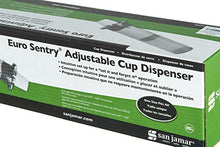 Load image into Gallery viewer, San Jamar C5250C Euro Sentry in-Counter Mount Cup Dispenser, Fits 4oz to 24oz Cup Size, 2-7/16&quot; to 3-5/8&quot; Rim, 18&quot; Tube Length
