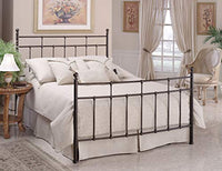Hillsdale Furniture Providence Bed Set with Rails, Full, Antique Bronze