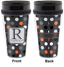 Load image into Gallery viewer, Gray Dots Acrylic Travel Mug without Handle (Personalized)
