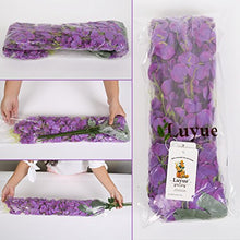 Load image into Gallery viewer, Luyue 3.18 Feet Artificial Silk Wisteria Vine Ratta Silk Hanging Flower Wedding Decor,6 Pieces,(Purple)
