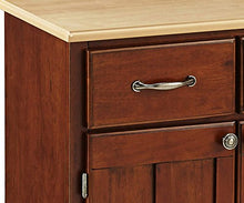 Load image into Gallery viewer, Buffet of Buffet Cherry Medium with Natural Wood Top by Home Styles

