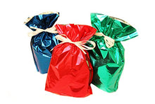 Load image into Gallery viewer, Gift Mate 60-Piece Holiday Drawstring Gift Bags with Inserted Ribbons
