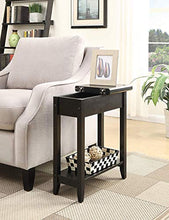 Load image into Gallery viewer, Convenience Concepts 600569 Flip Top End Table, Black
