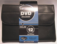 CD Projects DVD-12 12 DVD Disc Organizer - Black